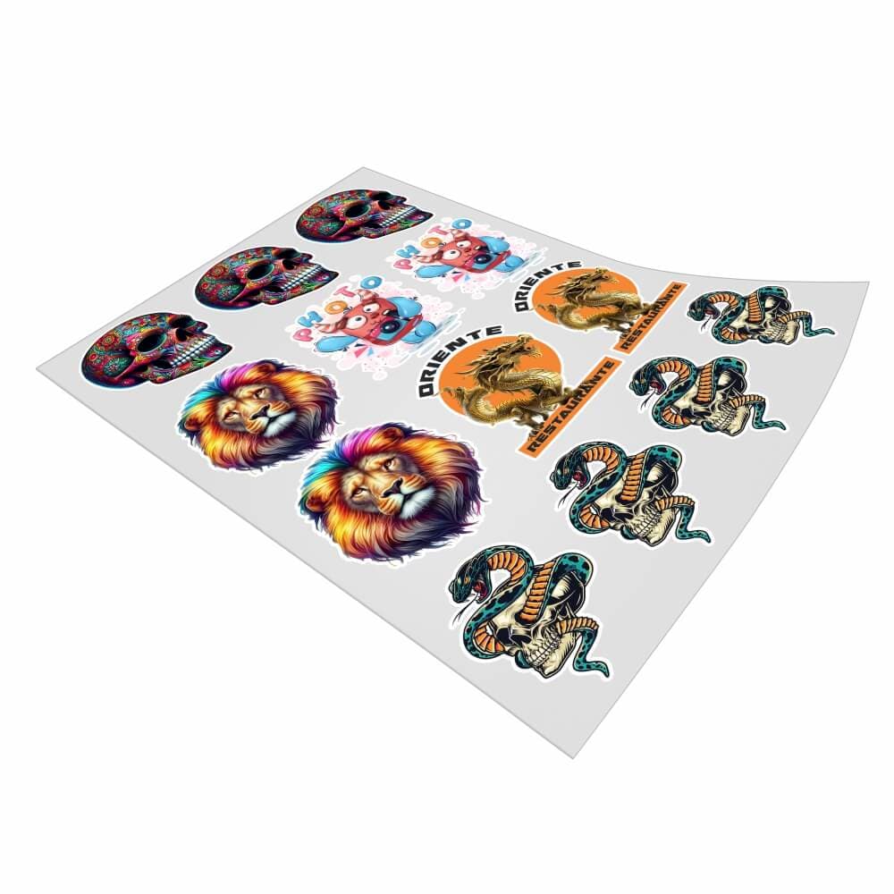 Adesivo DTF UV Folha A4 (210x297mm)