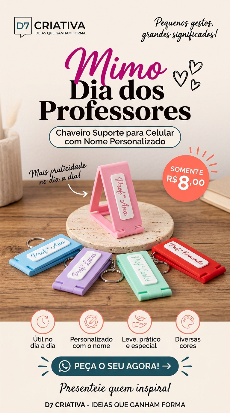 Template Instagram Stories Mimo Dia dos Professores D7 Criativa